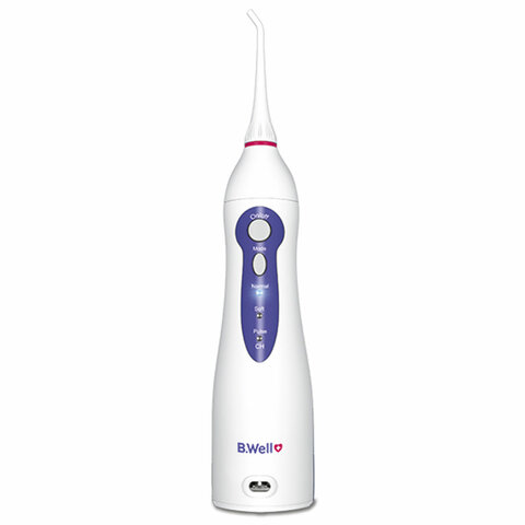 Ирригатор для полости рта (НДС 10%) B. WELL WI-911, портативный, емкость резервуара 0.15 л, 2 насадки, белый