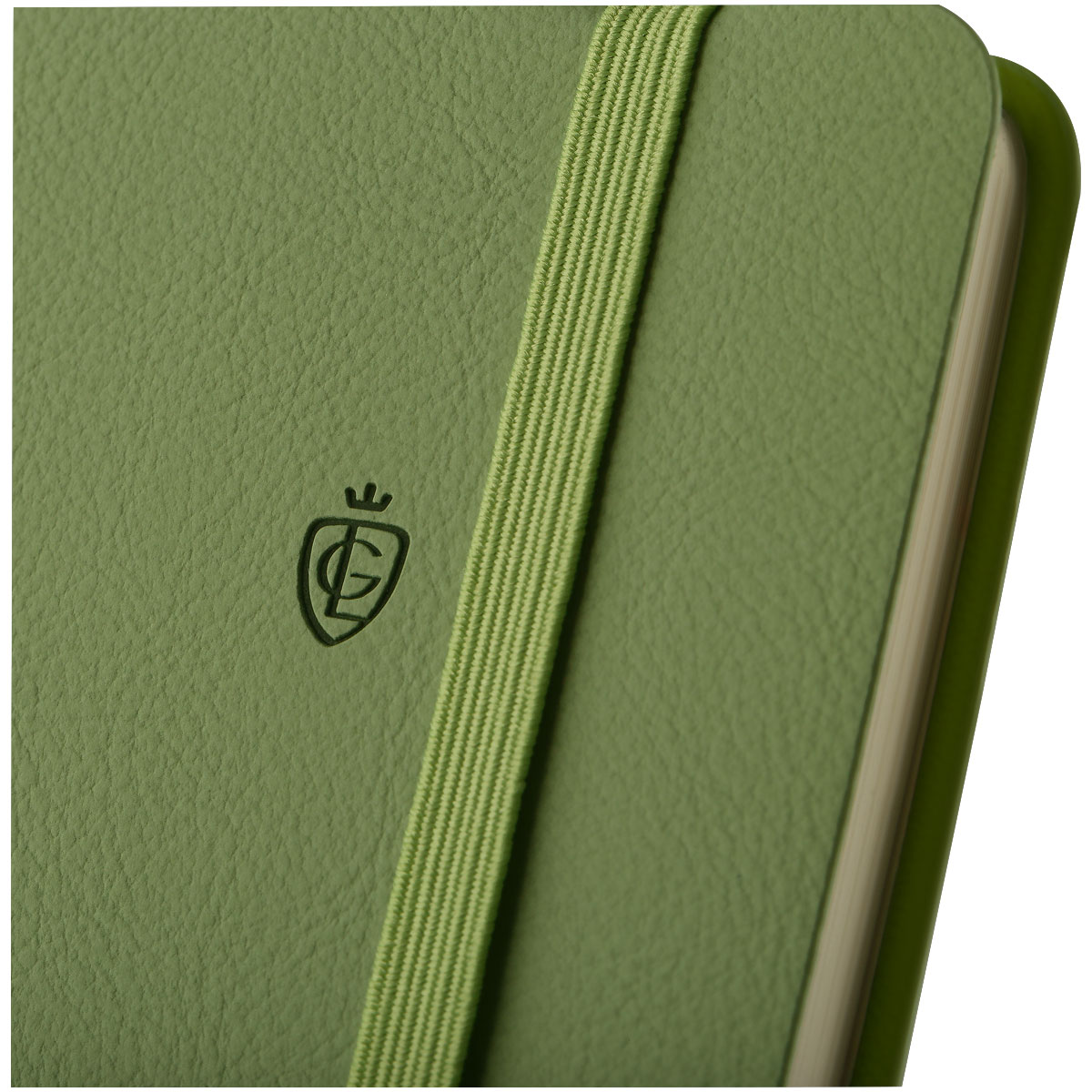 Записная книжка А5 96л. ЛАЙТ, кожзам, Greenwich Line «Classic. Green», с резинкой, блок без линовки