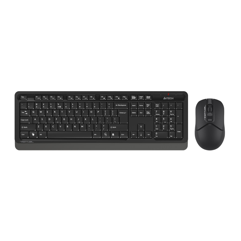 превью Набор клавиатура+мышь A4Tech Fstyler (FG1012 BLACK) клав:черн/сер мышь:черн
