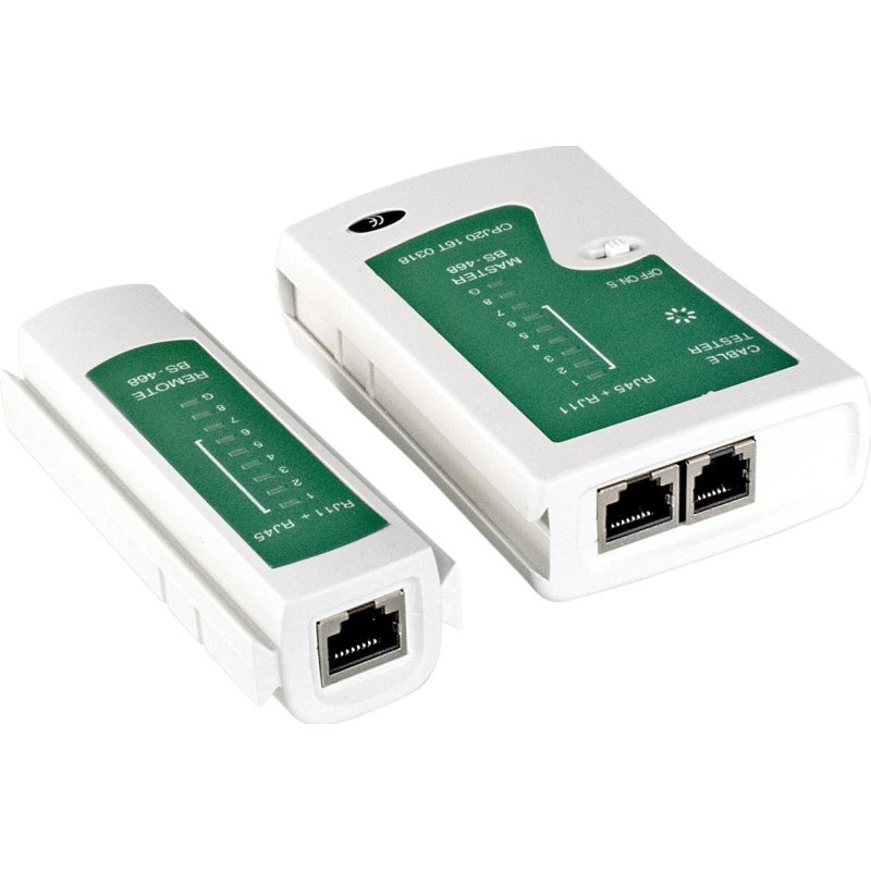 Тестер сетевой NS-468 ExeGate для RJ-45/RJ-11/RJ-12
