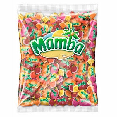 Конфеты жевательные MAMBA Ассорти, 1000 г