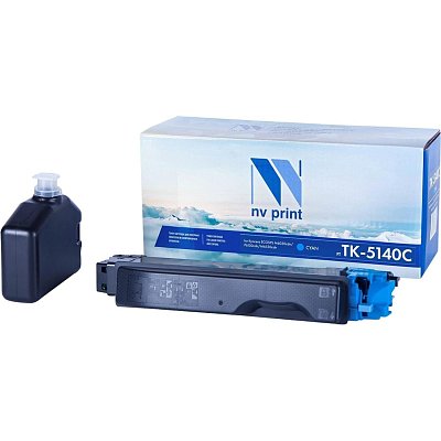 Картридж лазерный NV Print TK-5140С гол. для Kyocera ECOSYS P6130 (ЛМ)