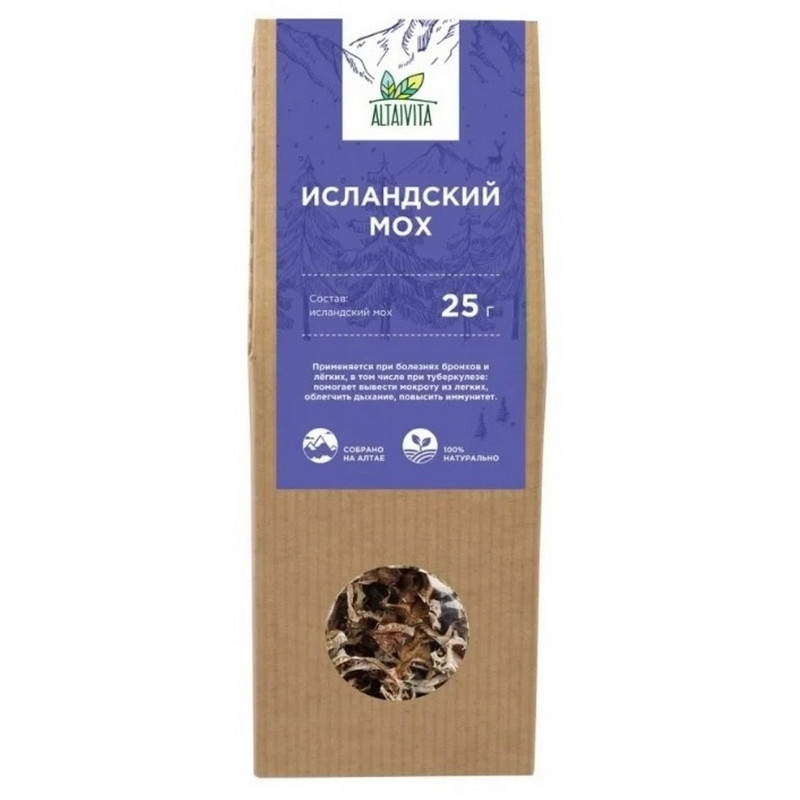 Чай Altavita Исландский мох 25 г арт. 1050521 - купить в Москве оптом и ...