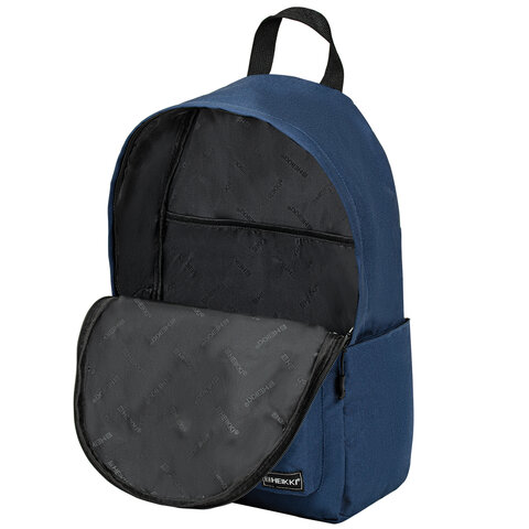 Рюкзак HEIKKI POSITIVE (ХЕЙКИ) универсальный, карман-антивор, Dark blue, 42×28х14 см
