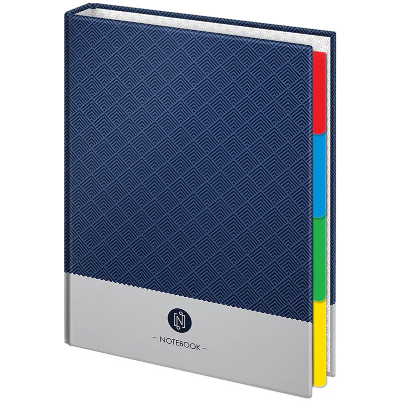 превью Тетрадь на кольцах А5, 240л., 7БЦ, ArtSpace «Моноколор. Notebook», с 4 разд., глянцевая ламинация