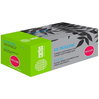 Картридж совм. Cactus TK-5220C голубой для Kyocera Ecosys M5521cdn/M5521cdw/P5021cdn (1200стр. )