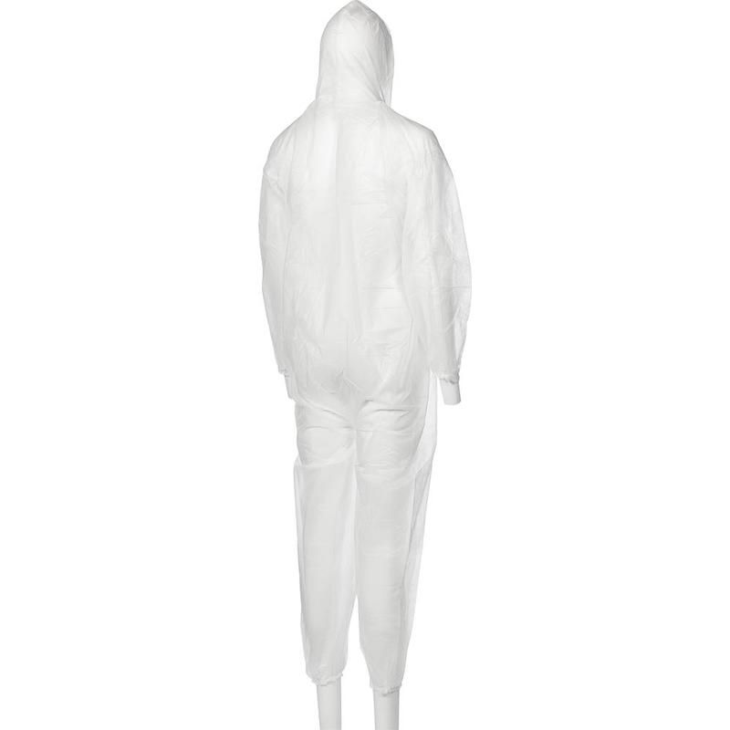 Комбинезон одноразовый с капюшоном Каспер белый (размер 48-50, М)