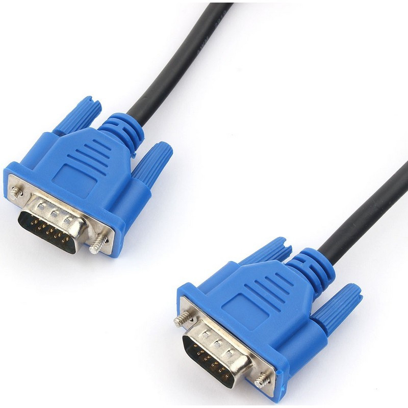 Кабель VGA, 1.8 м, GEMBIRD, М-М, экранированный, для передачи аналогового видео, CC-PVGA-6