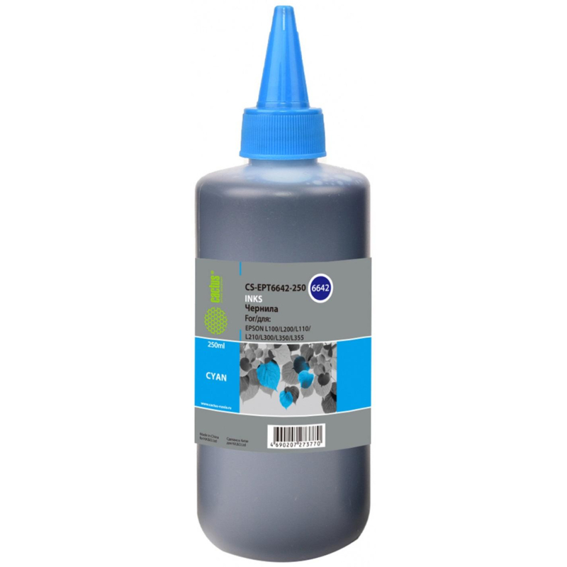 Чернила Cactus CS-EPT6642-250 T6642 гол. 250мл для Epson L100/L200/L300
