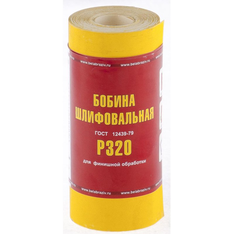Шкурка рулон БАЗ бумага, LP41C, зерн. Р320, 115мм х 5м (75636)