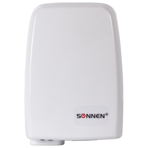 Сушилка для рук SONNEN HD-120, 1000 Вт, пластиковый корпус, белая