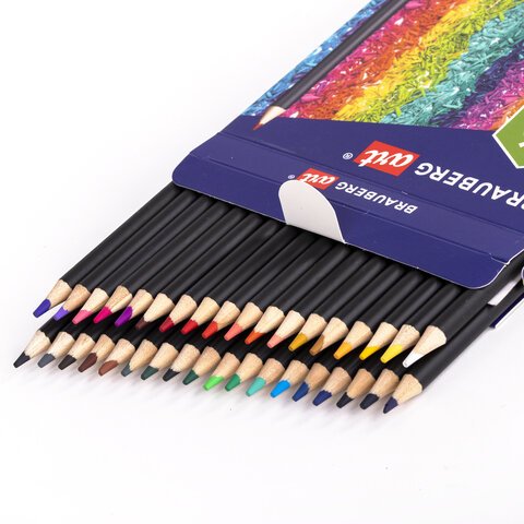 Карандаши художественные цветные BRAUBERG ART CLASSIC36 цветовМЯГКИЙ грифель 3.3 мм181538