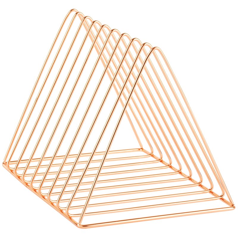 превью Подставка для бумаг и писем MESHU «Rose Gold», металл, 10 секций