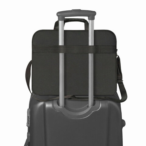 Сумка для ноутбука DEFENDER GEEK 15.6", полиэстер, черная с карманом, 26084