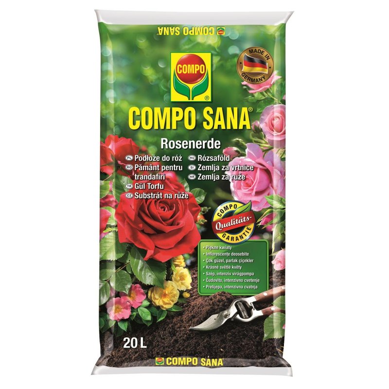 Почвогрунт для роз Compo Sana 20 л арт. 1110559 - купить в Москве оптом ...