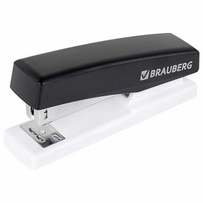 Степлер №24/626/6 BRAUBERG «STYLE MAX» до 30 листов черный
