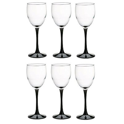 Набор бокалов для вина LUMINARC Домино, стекло, 6шт/наб, V=250мл, H8169