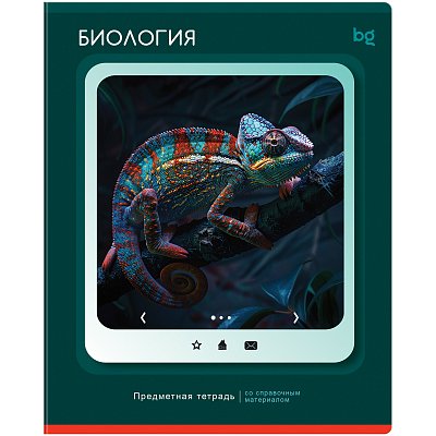 Тетрадь предметная 48л. BG «Научная лента» - Биология