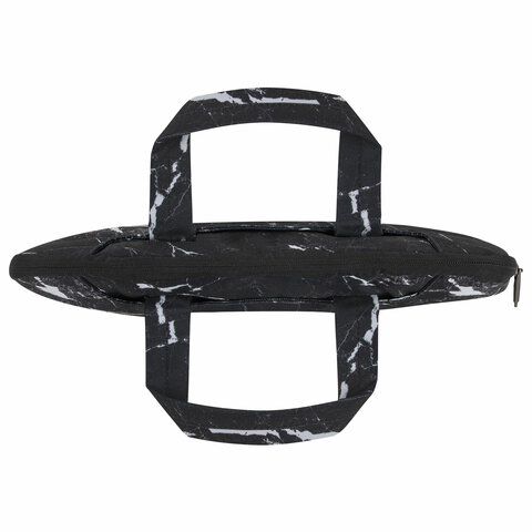 Сумка портфель HEIKKI STYLE (ХЕЙКИ) с отделением для ноутбука 13-14", 3 кармана, черная, 26×36х3 см