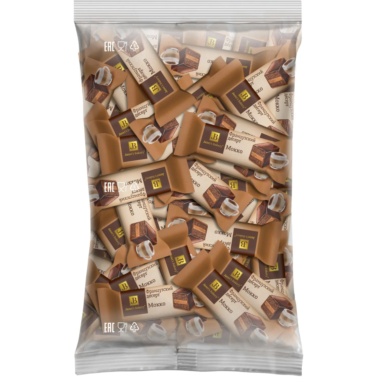 Конфеты Janet's Bakery французский десерт Мокко, 500 г