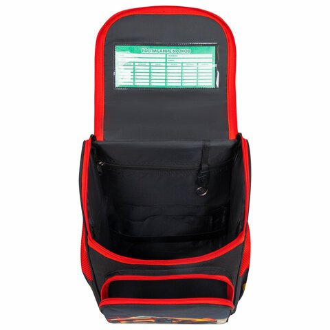 Ранец ПИФАГОР BASIC, 1 отделение, 3 кармана, эргономичная спинка, «Cool wheels», 35×28х18 см