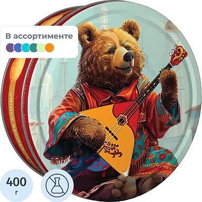 Печенье Regnum Русский медведь сдобное ж/б, 400г