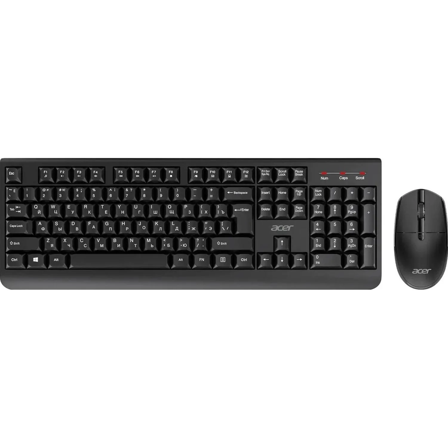превью Набор клавиатура+мышь Acer OCC401,черн,USB,беспр,Multimedia (ZL.ACCCC.016)