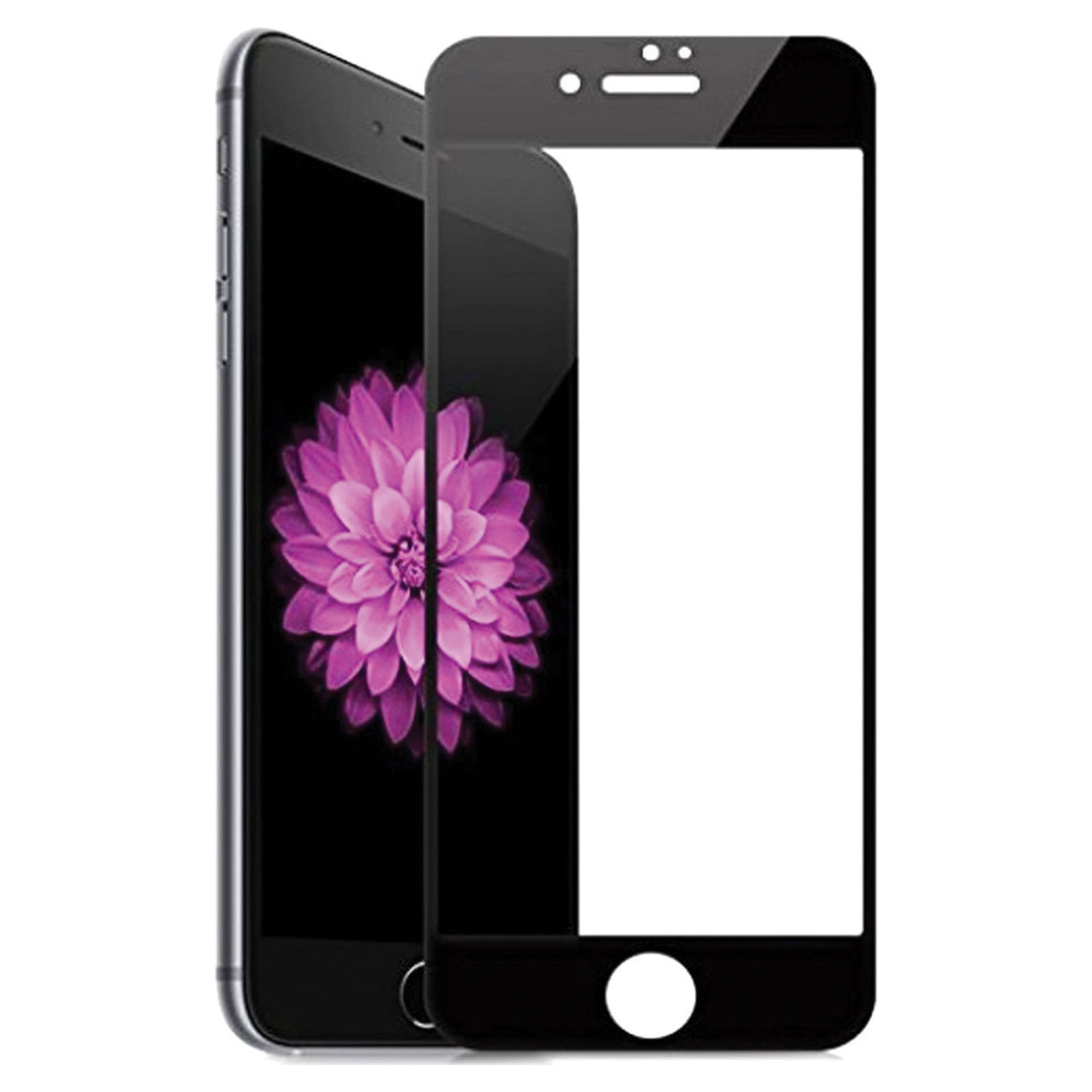 Защитное стекло для iPhone 6/6S Full Screen (3D), RED LINE, черный