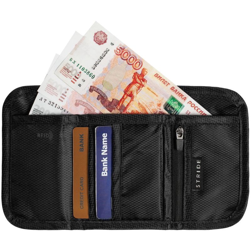 Кошелек Torren с RFID-защитой, полиэстер, черный, 10370.30