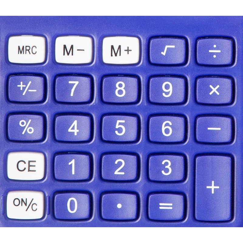 Калькулятор настольный компактный Attache ATC-555-8C 8-разрядный синий
