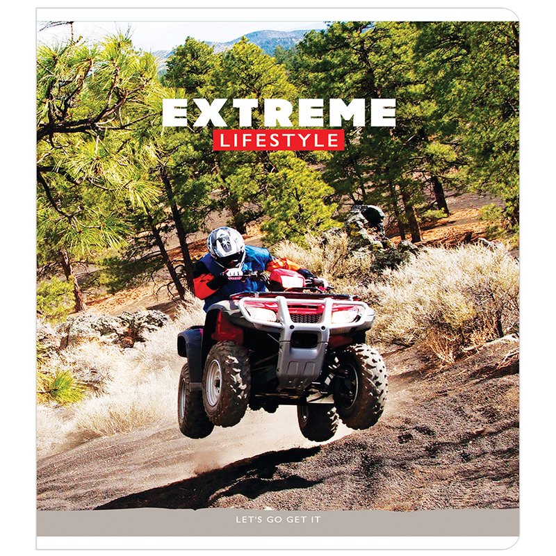 Тетрадь 96л., А5, клетка ArtSpace «Спорт. Extreme lifestyle», ВД-лак
