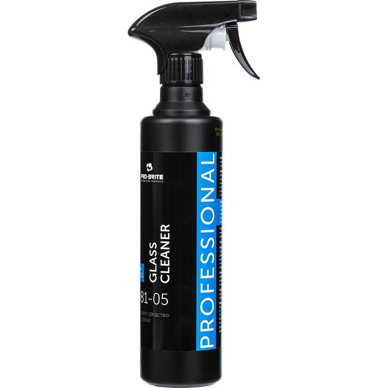 Профессиональное моющее средство для стекол с нашатырным спиртом Pro-Brite Glass Cleaner 500 мл (готовый к применению препарат) артикул производителя 081-05