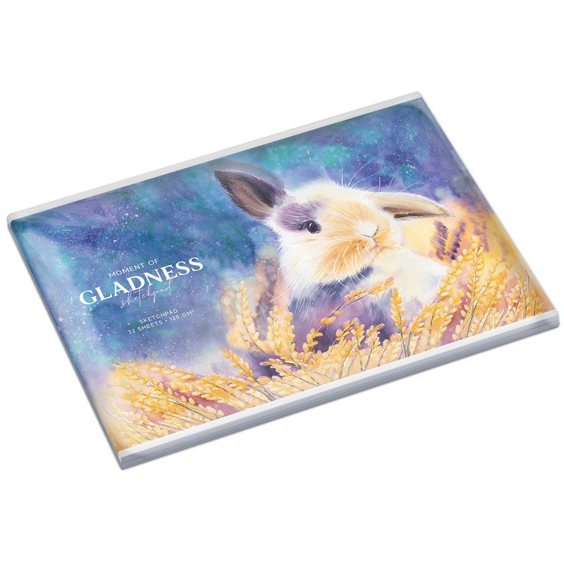Альбом для рисования 32л., А4, на скрепке Greenwich Line «Lovely rabbit», 120 г/м2