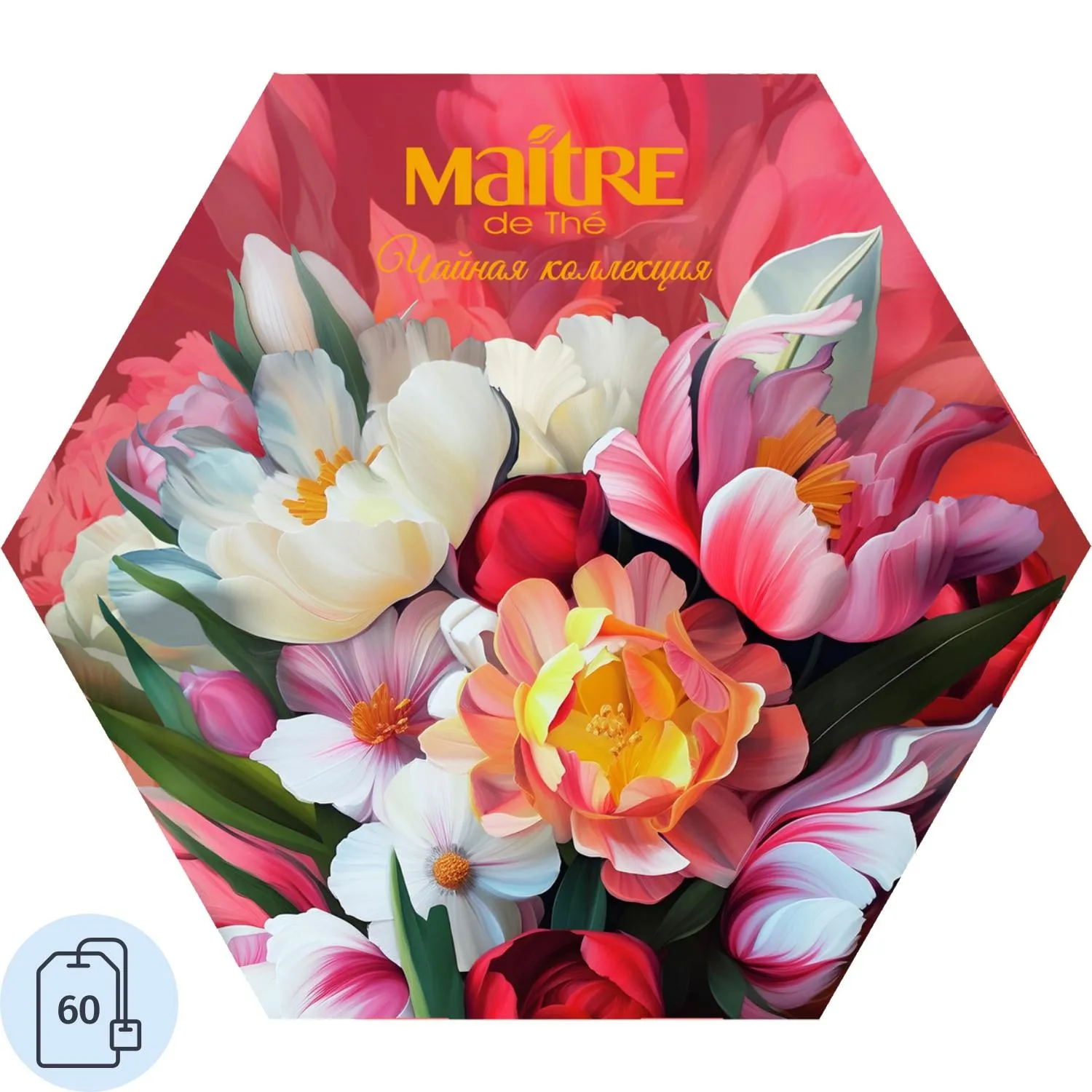 превью Чай Maitre de The Пионы 60 пакетиков 120г