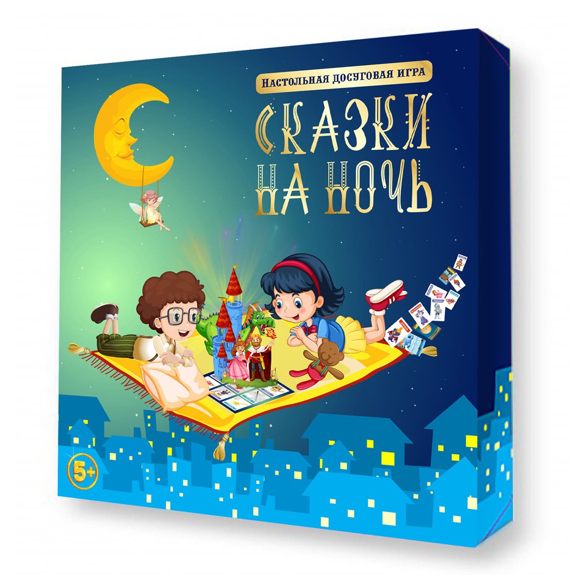 превью Игра настольная Десятое королевство «Сказки на ночь», картонная коробка