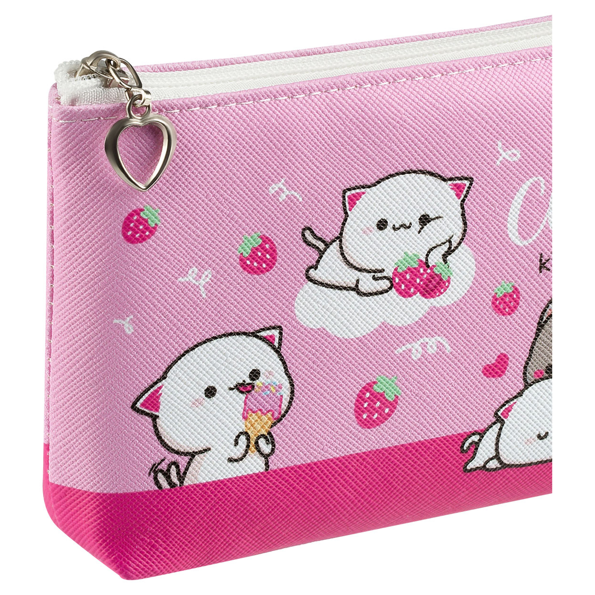 Пенал мягкий 200×85×30 MESHU «Cute», искусственная кожа