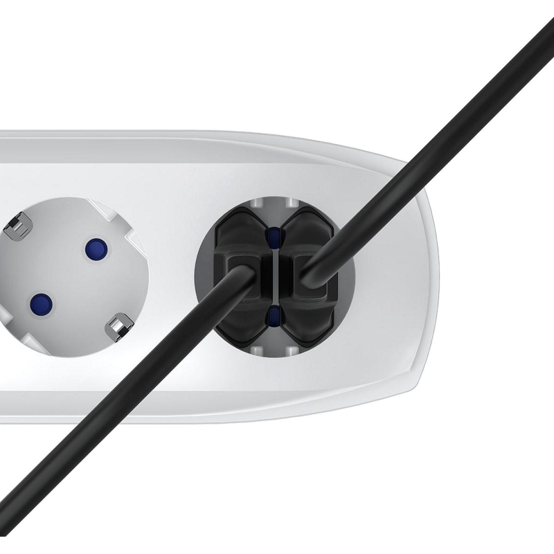 Сетевой фильтр PILOT PRO USB 3м (10А/2200Вт/6р) серый