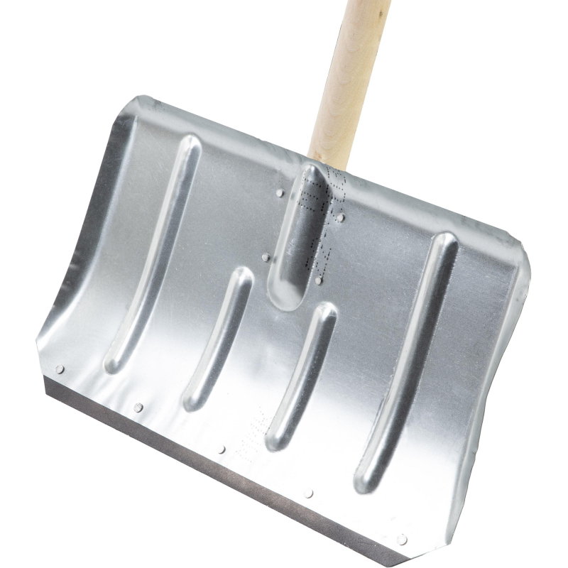 Лопата д/уборки снега ЛТР 50×30х140 см стальн/ковш(оцинк) с дерев/черенком