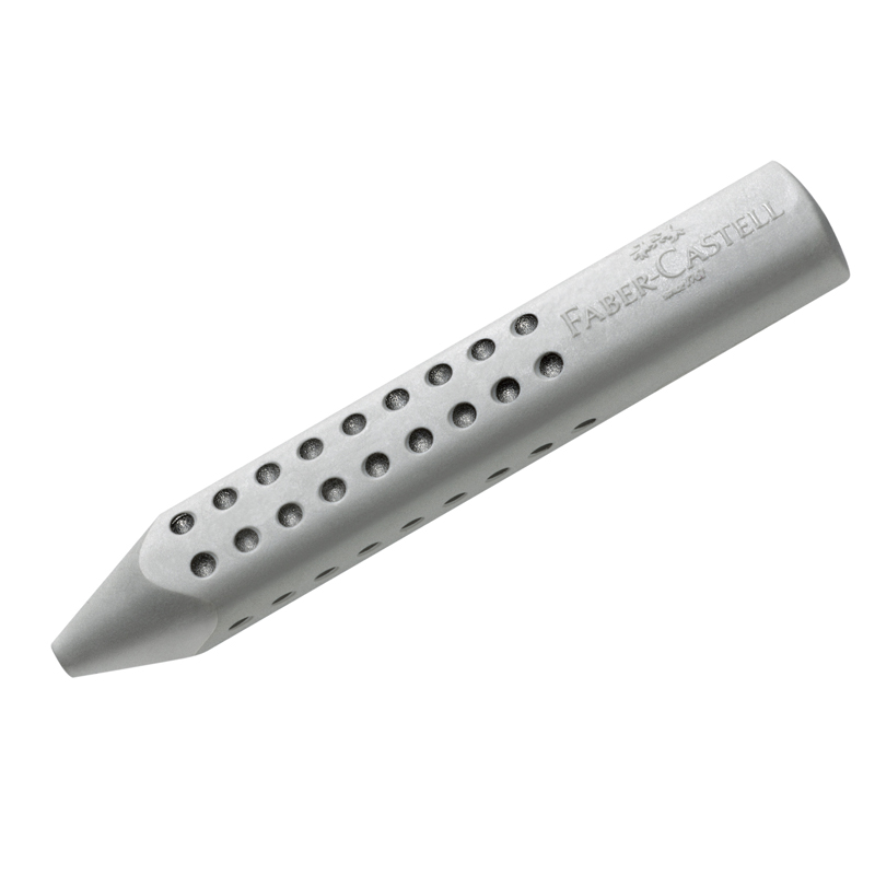 превью Ластик Faber-Castell «Grip 2001», трехгранный, 90×15×15мм, серый