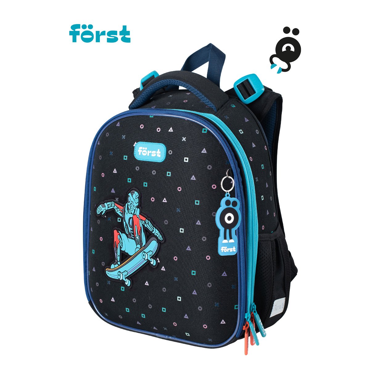 Ранец Först F-Top «Neo skater» 36×28×15 см, 2 отделения, 2 кармана, анатомическая спинка