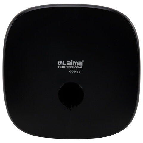 Диспенсер для туалетной бумаги LAIMA PROFESSIONAL PREMIUM BLACK (Система T2), малый, черный, ABS-пластик