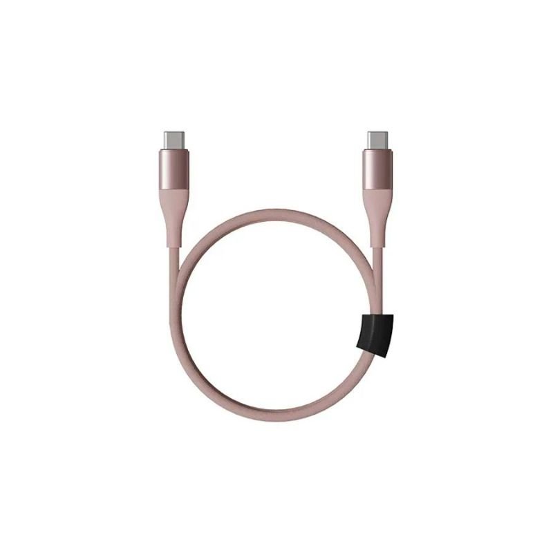 превью Кабель Type-C - Type-C, 1 м, Xiaomi SOLOVE, розовый, DW3 Pink RUS