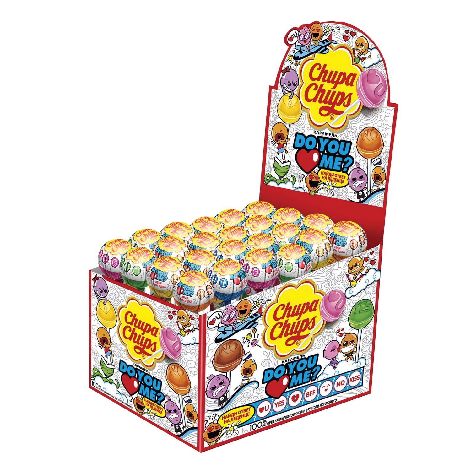 превью Карамель CHUPA CHUPS (Чупа-Чупс) «Do you love me», 12 г
