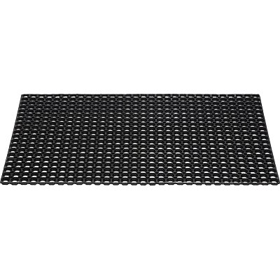 Коврик входной резиновый Luscan Professional 80×120×16мм черный