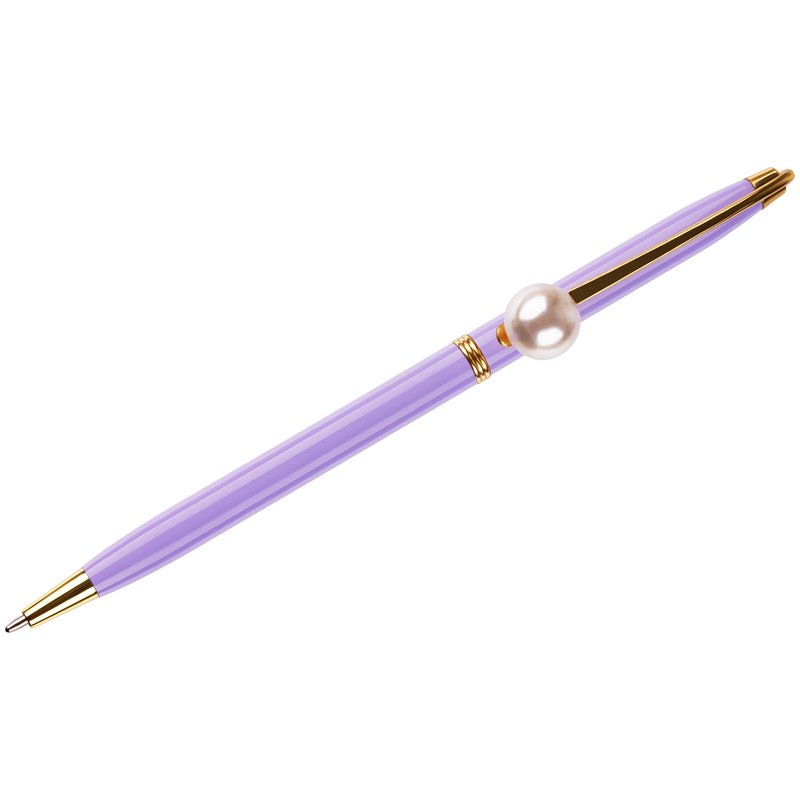 Ручка шариковая автоматическая MESHU «Lilac jewel» синяя, 1.0мм