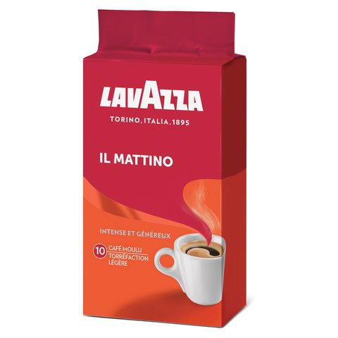 Кофе молотый LAVAZZA (Лавацца) «Mattino», натуральный, 250 г, вакуумная упаковка