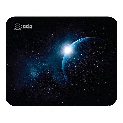 Коврик для мыши Cactus CS-MP-P04XS Space Мини черный 220×180x2мм