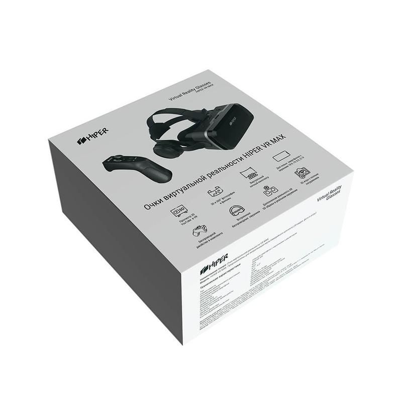 Очки виртуальной реальности Hiper VR MAX для смартфона до 6.2