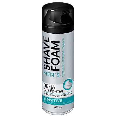Пена для бритья Shave Foam Sensitive для чувствительной кожи 200 мл