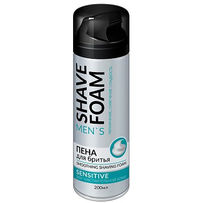 Пена для бритья Shave Foam Sensitive для чувствительной кожи 200 мл